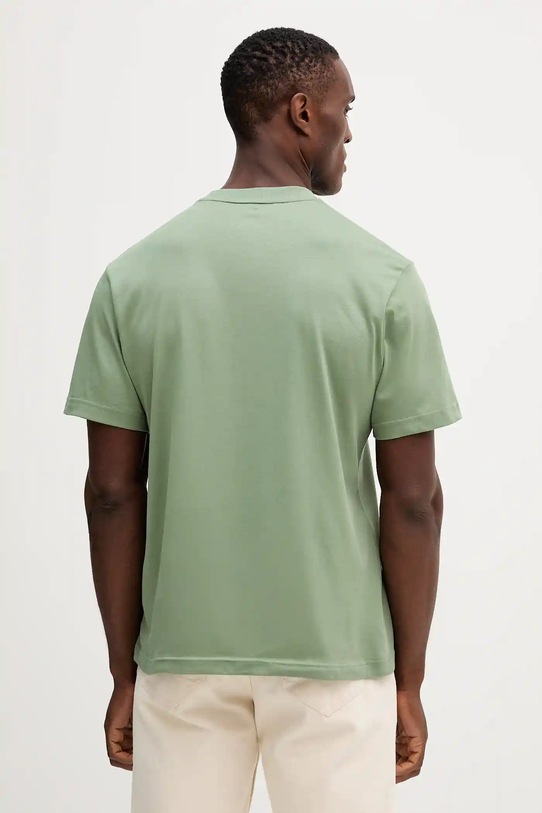 Одяг Бавовняна футболка Lacoste TH7318 зелений