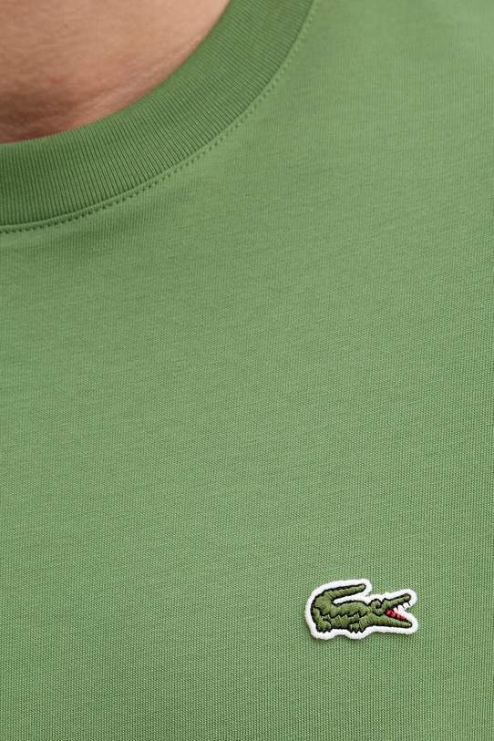 Lacoste T-shirt basic męski bawełniany TH7318 zielony