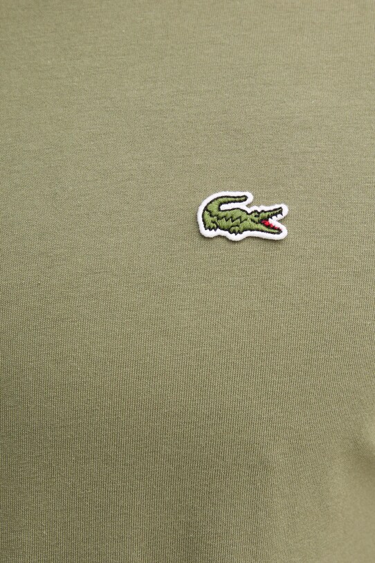 Бавовняна футболка Lacoste TH7318 зелений