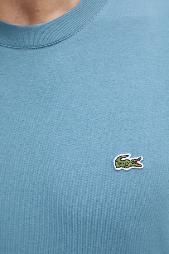 Lacoste tricou din bumbac TH7318 albastru