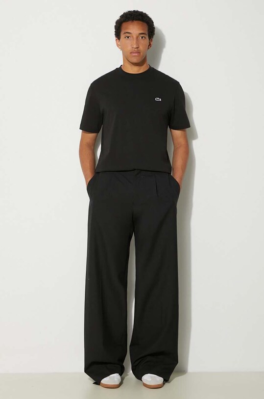 Lacoste cotton t-shirt TH7318 black SS25