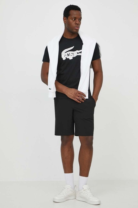 Lacoste t-shirt TH8937 nero SS24