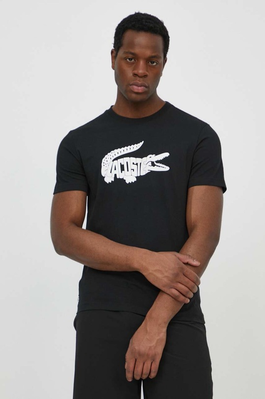 Lacoste t-shirt nero TH8937