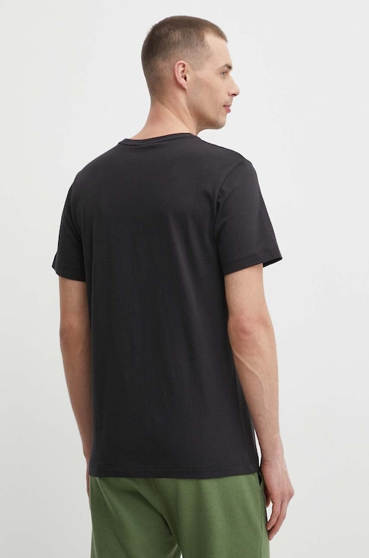 Ρούχα Βαμβακερό μπλουζάκι Helly Hansen 53532 μαύρο