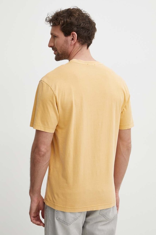 Oblečení Bavlněné tričko Lacoste TH8312 oranžová