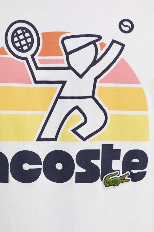 Lacoste t-shirt bawełniany TH8567 biały