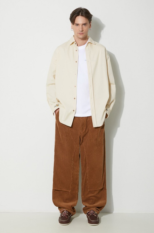 Bavlněné tričko Filling Pieces T-shirt Alphabet 74405001901 bílá SS24