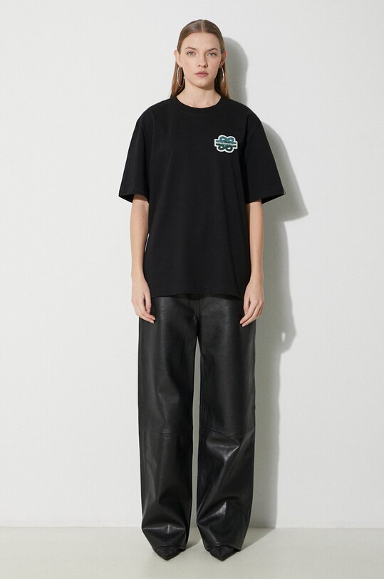 Бавовняна футболка Filling Pieces T-shirt Gowtu 74433921861 чорний SS25