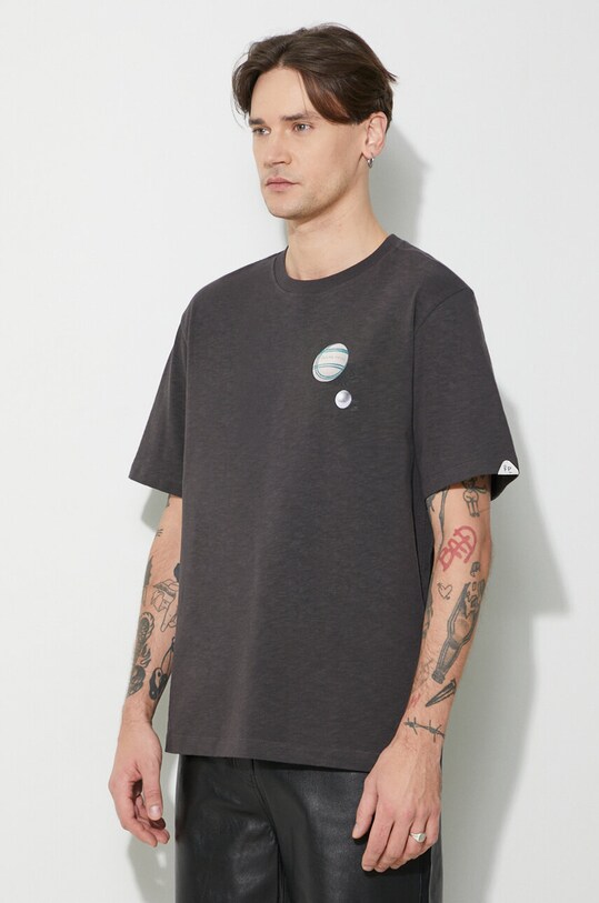 Ρούχα Βαμβακερό μπλουζάκι Filling Pieces T-shirt Petanque 74434031268 γκρί