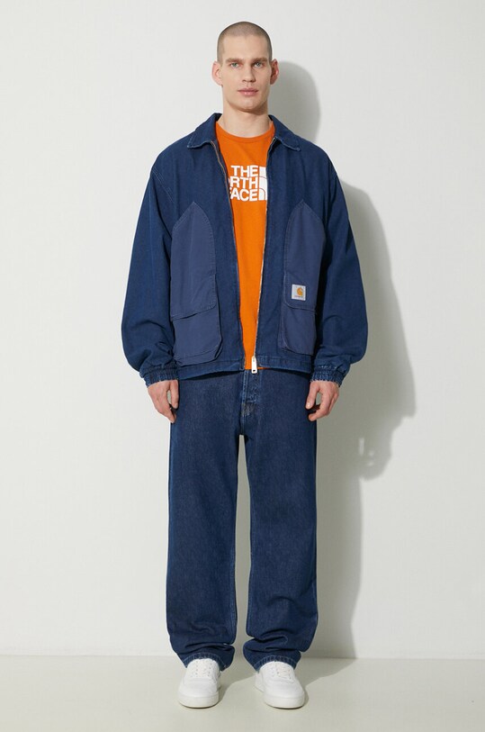 Памучна тениска The North Face M S/S Easy Tee NF0A87N5PCO1 оранжев SS24