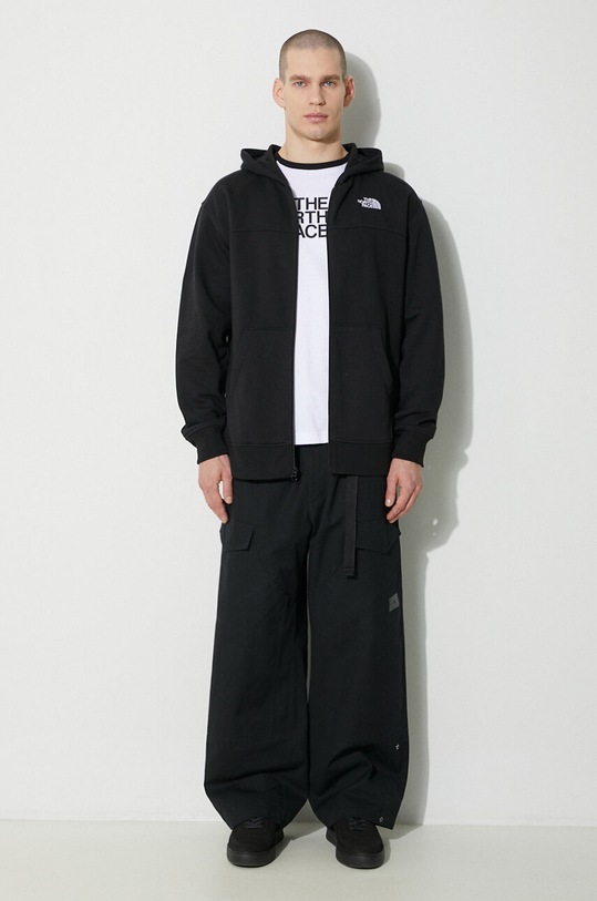 Памучна тениска The North Face M S/S Raglan Easy Tee NF0A87N7FN41 бял SS24