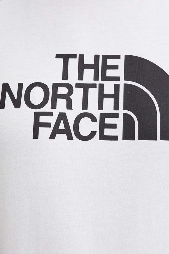 Bombažna kratka majica The North Face M S/S Raglan Easy Tee NF0A87N7FN41 bela