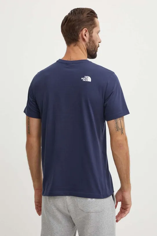 Oblačila Kratka majica The North Face M S/S Simple Dome Tee NF0A87NG8K21 mornarsko modra