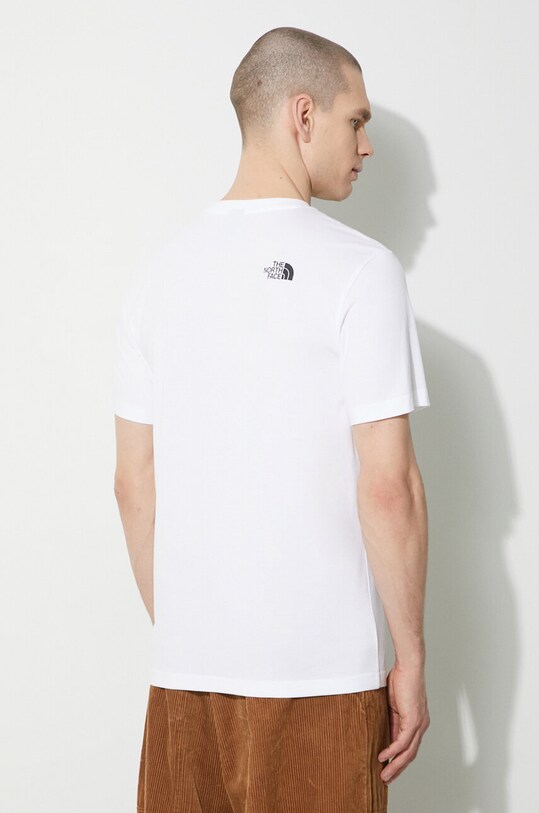 Abbigliamento The North Face t-shirt M S/S Simple Dome Tee NF0A87NGFN41 bianco