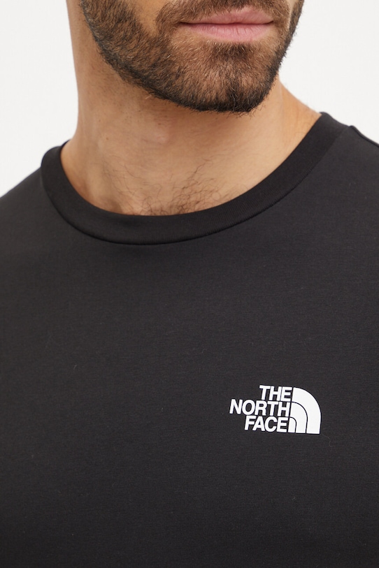 The North Face tricou M S/S Simple Dome Tee negru NF0A87NGJK31
