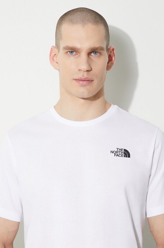 The North Face cotton t-shirt M S/S Redbox Tee NF0A87NPFN41 white