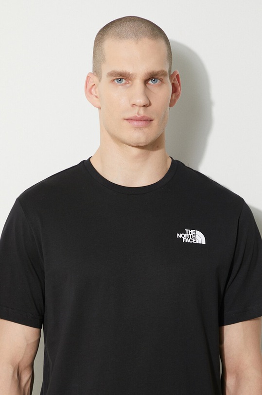 The North Face t-shirt in cotone M S/S Redbox Tee NF0A87NPJK31 nero
