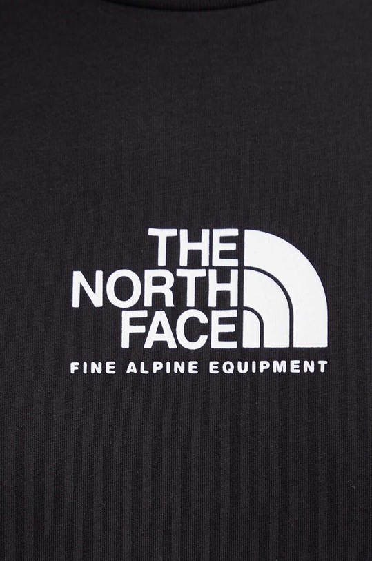 The North Face tricou din bumbac M S/S Fine Alpine Equipment Tee 3 NF0A87U3JK31 negru
