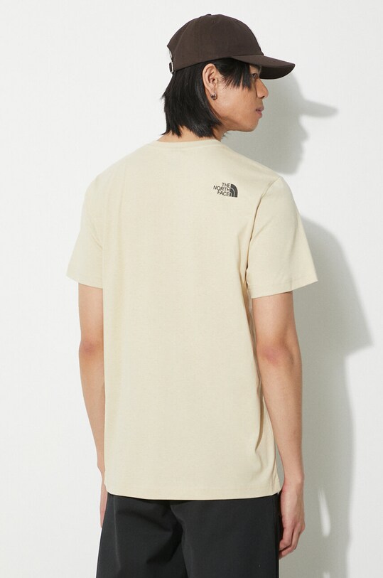 Abbigliamento The North Face t-shirt in cotone M S/S Fine Tee NF0A87ND3X41 beige