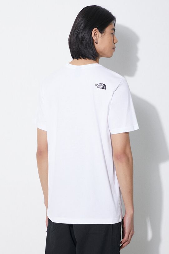 Clothing The North Face cotton t-shirt M S/S Fine Tee NF0A87NDFN41 white