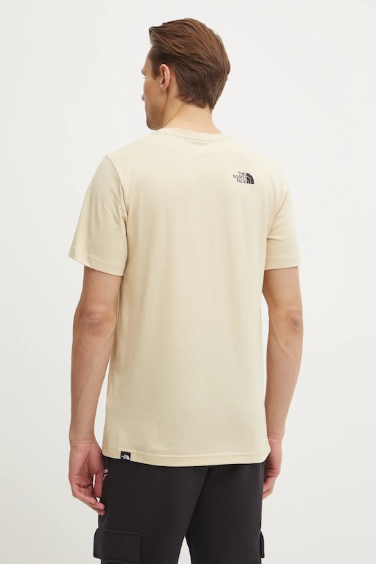 Abbigliamento The North Face t-shirt M S/S Simple Dome Tee NF0A87NG3X41 beige