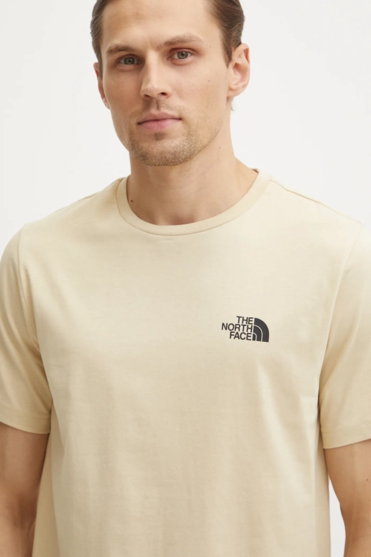 The North Face t-shirt M S/S Simple Dome Tee beige NF0A87NG3X41