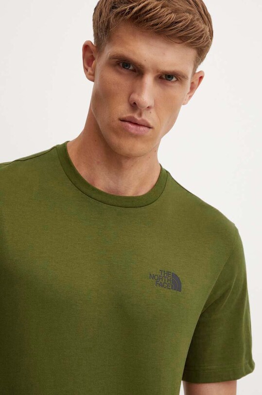 The North Face tricou M S/S Simple Dome Tee verde NF0A87NGPIB1