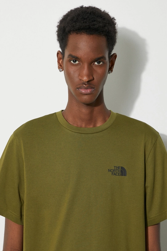 The North Face tricou M S/S Simple Dome Tee NF0A87NGPIB1 verde