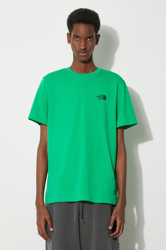 The North Face t-shirt M S/S Simple Dome Tee regular green NF0A87NGPO81