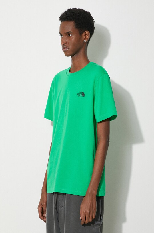 The North Face t-shirt M S/S Simple Dome Tee green NF0A87NGPO81