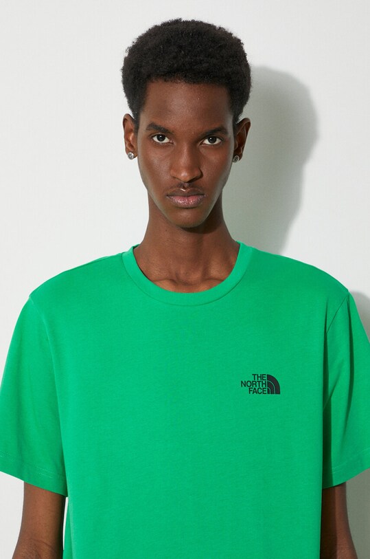 The North Face t-shirt M S/S Simple Dome Tee NF0A87NGPO81 green