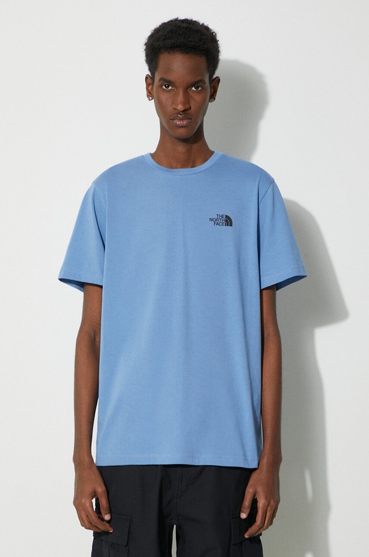 Kratka majica The North Face M S/S Simple Dome Tee Drugo modra NF0A87NGPOD1