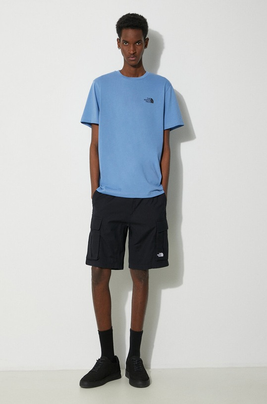 Kratka majica The North Face M S/S Simple Dome Tee NF0A87NGPOD1 modra SS24