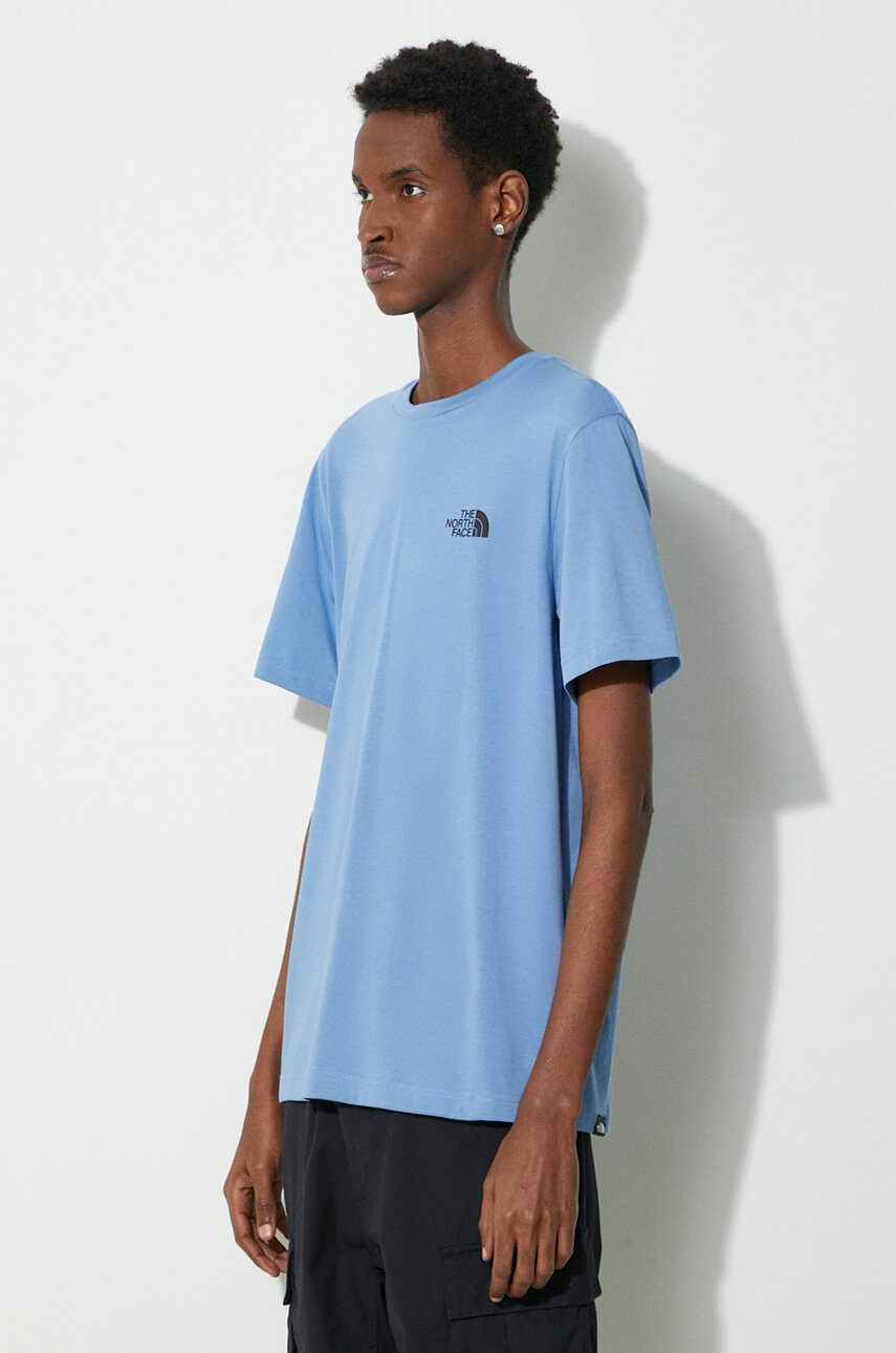 Oblačila Kratka majica The North Face M S/S Simple Dome Tee NF0A87NGPOD1 modra