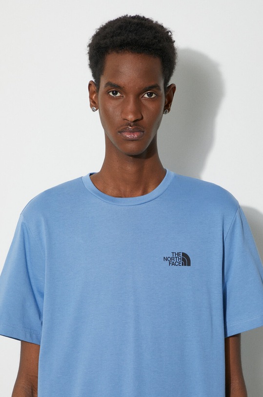 Kratka majica The North Face M S/S Simple Dome Tee modra NF0A87NGPOD1