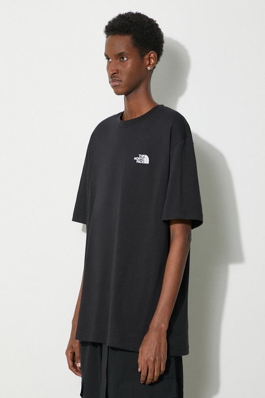The North Face t-shirt in cotone M S/S Essential Oversize Tee regolare nero NF0A87NRJK31