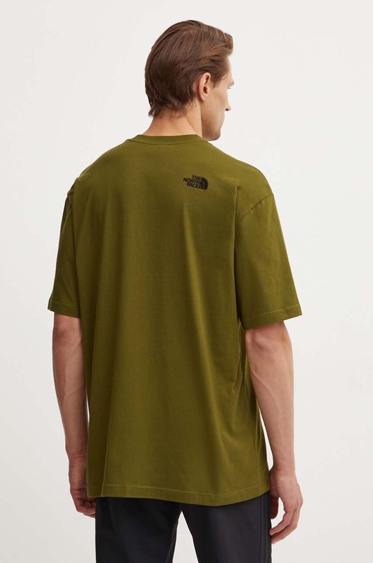 Îmbrăcăminte The North Face tricou din bumbac M S/S Essential Oversize Tee NF0A87NRPIB1 verde