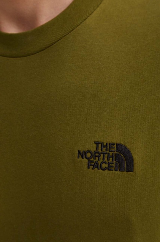 The North Face tricou din bumbac M S/S Essential Oversize Tee NF0A87NRPIB1 verde