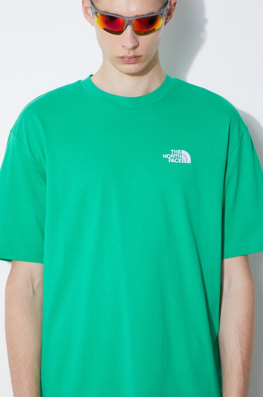 The North Face cotton t-shirt Essential NF0A87NRPO81 green
