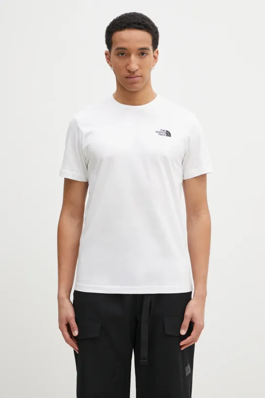 The North Face t-shirt in cotone M S/S Redbox Celebration Tee regolare bianco NF0A87NVFN41