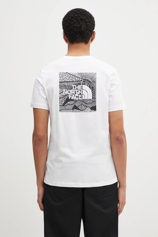 Îmbrăcăminte The North Face tricou din bumbac M S/S Redbox Celebration Tee NF0A87NVFN41 alb