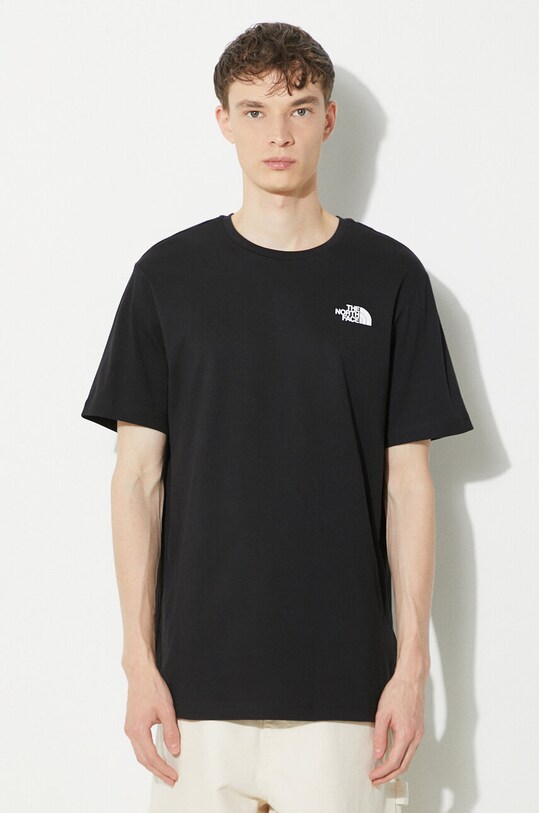 Ruházat The North Face pamut póló M S/S Redbox Celebration Tee NF0A87NVJK31 fekete