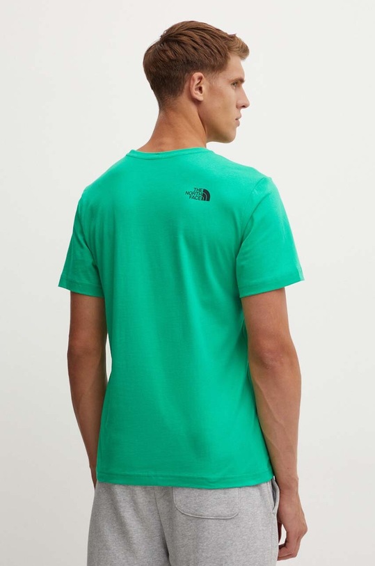 Odzież The North Face t-shirt bawełniany M S/S Fine Alpine Equipment Tee 3 NF0A87U3PO81 zielony