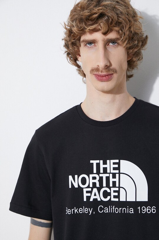 The North Face cotton t-shirt M Berkeley California S/S Tee NF0A87U5JK31 black