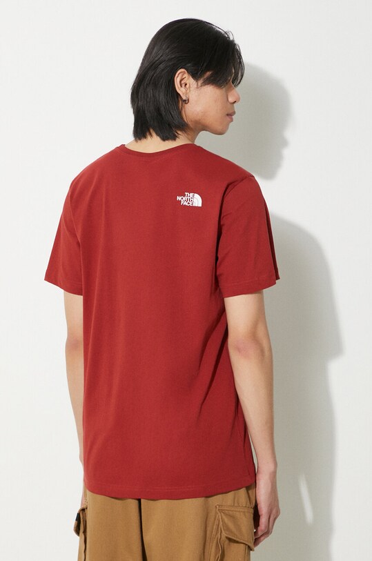 Clothing The North Face cotton t-shirt M S/S Easy Tee NF0A87N5POJ1 maroon