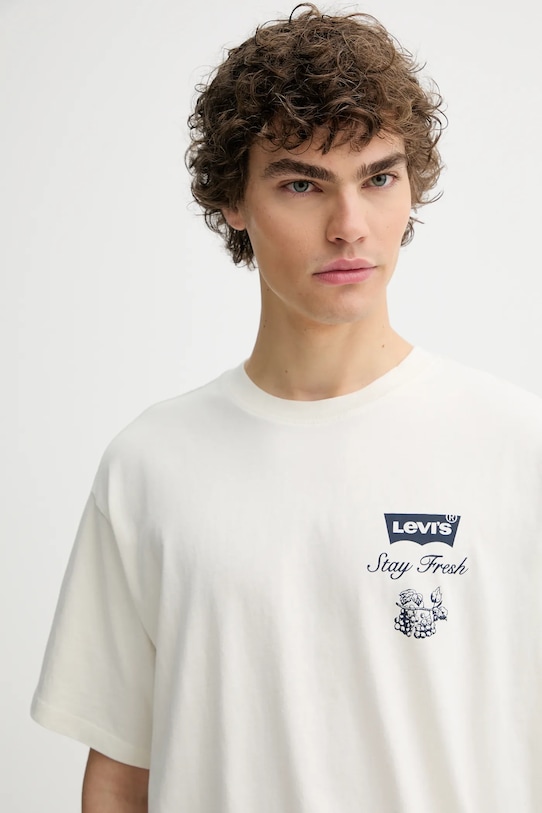 Levi's t-shirt in cotone beige 0008C