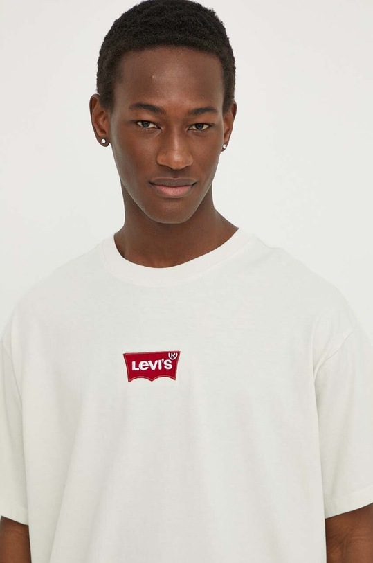 Levi's t-shirt bawełniany zielony 0008C