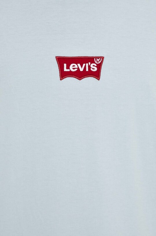 Bavlnené tričko Levi's 0008C modrá