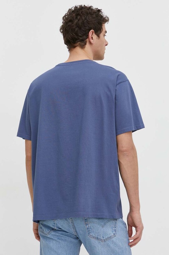 Oblečenie Bavlnené tričko Levi's 0008C modrá