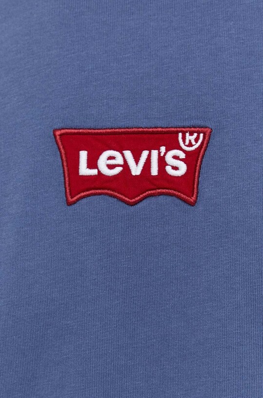 Bavlnené tričko Levi's 0008C modrá